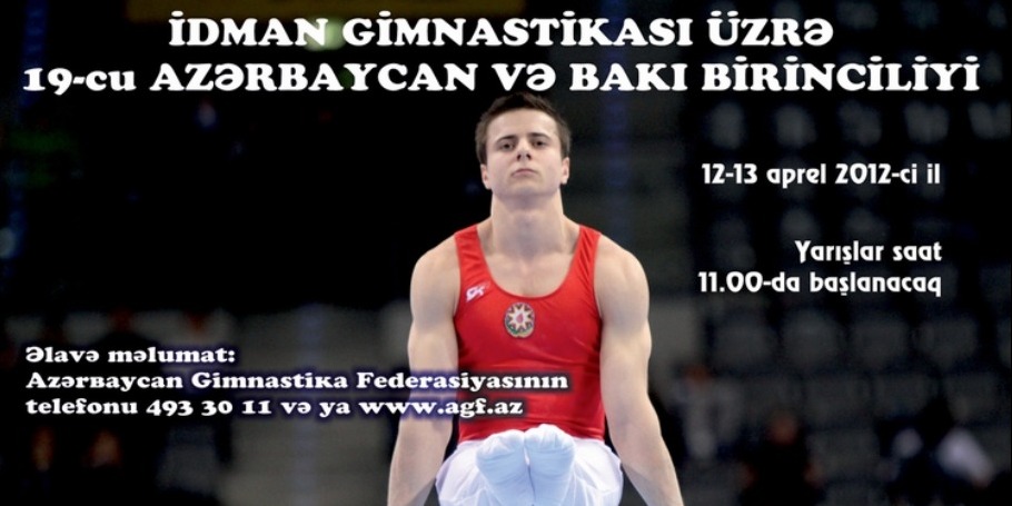 AZERBAIJAN AND BAKU ARTISTIC GYMNASTICS CHAMPIONSHIP TO BE HELD IN THE CAPITAL