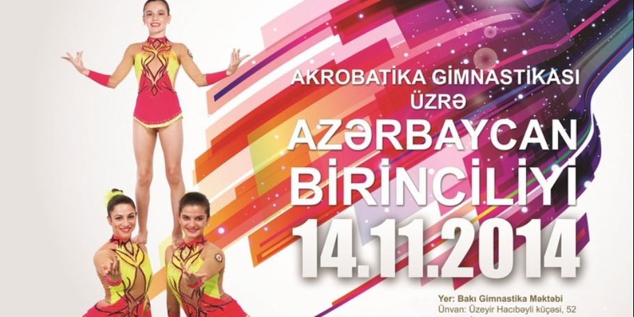 Bakıda Akrobatika üzrə Azərbaycan birinciliyi keçiriləcək