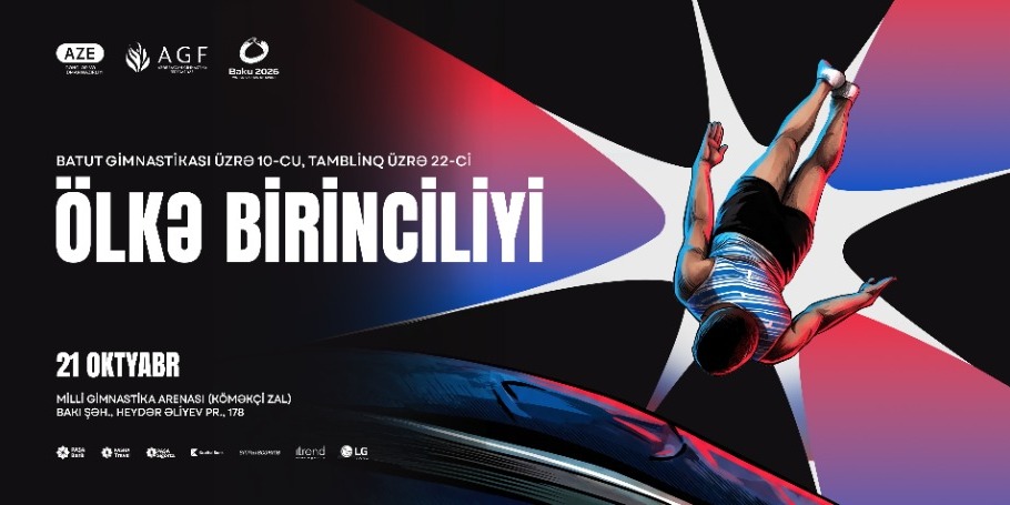 Batut gimnastikası üzrə 10-cu, tamblinq üzrə 22-ci ölkə birinciliyi
