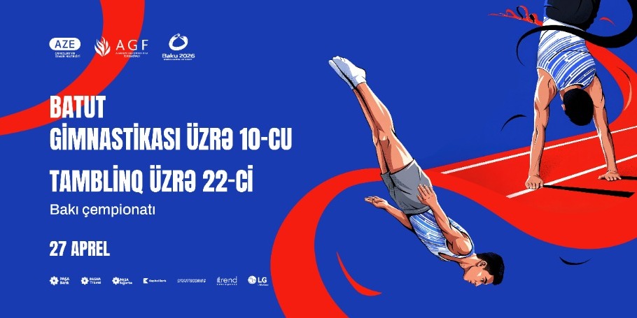 Batut gimnastikası üzrə 10-cu, tamblinq üzrə 22-ci Bakı çempionatı
