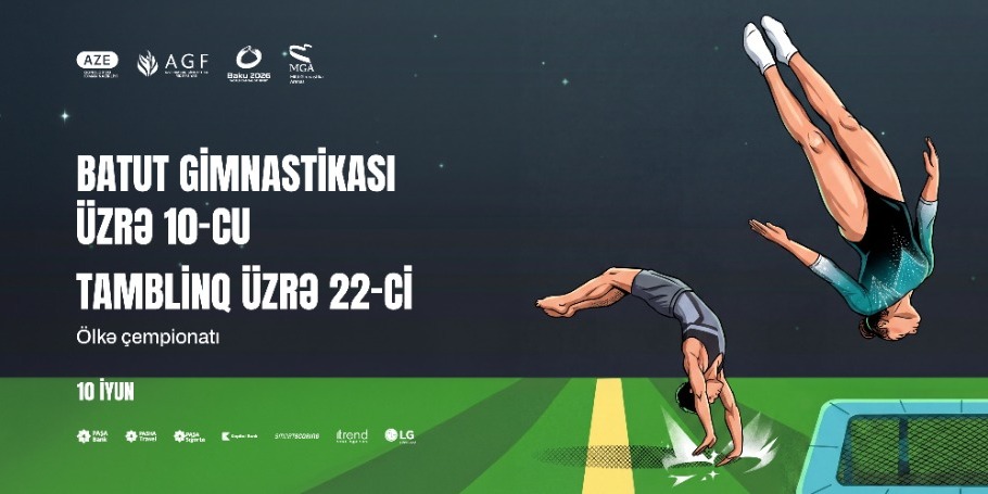 Batut gimnastikası üzrə 10-cu, tamblinq üzrə 22-ci ölkə çempionatı