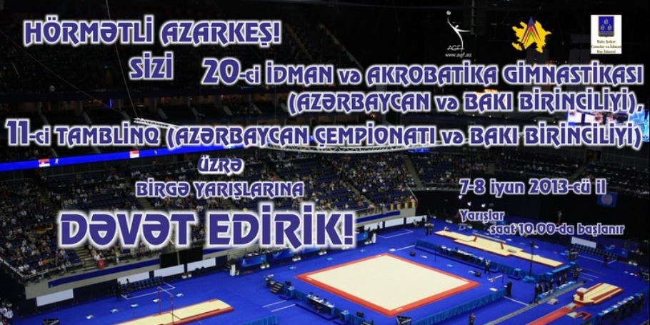 Joint gymnastics competitions to take place in Baku again!