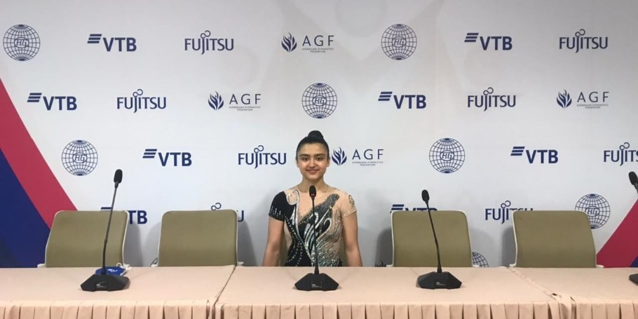 Выступая в родном зале Национальной арены гимнастики в Баку, ощущаешь большую ответственность – азербайджанская спортсменка