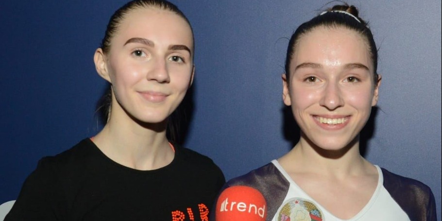 Bakıda Milli Gimnastika Arenasının zalı inanılmaz dərəcədə gözəldir - Belarus idmançıları