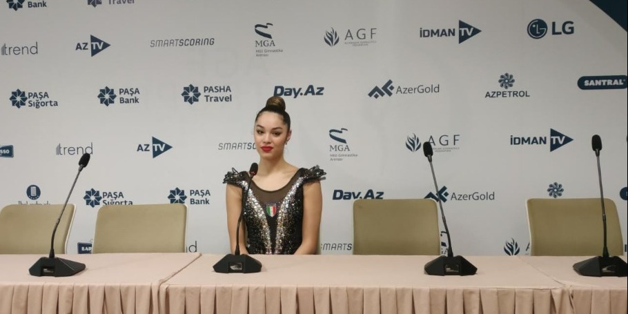 Italian gymnast talks about friendly relations with Azerbaijani gymnast