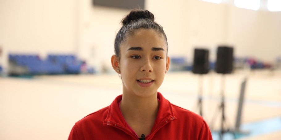 “I love training at Milli Gimnastika Arenasi” - a Costa Rican gymnast