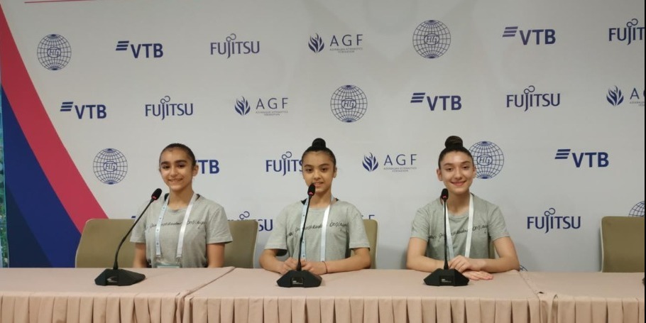 Aerobika gimnastikası üzrə Dünya Yaş Qrupları Yarışlarının finalına çıxmaqdan məmnunuq - Azərbaycanlı gimnastlar