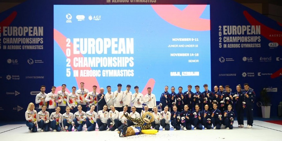 Aerobika gimnastikası üzrə qitə birinciliyi davam edir