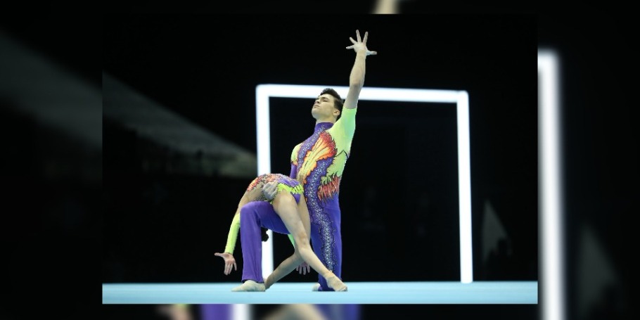 The first day of the 12th FIG Acrobatic Gymnastics World Age Group Competitions comes to an end