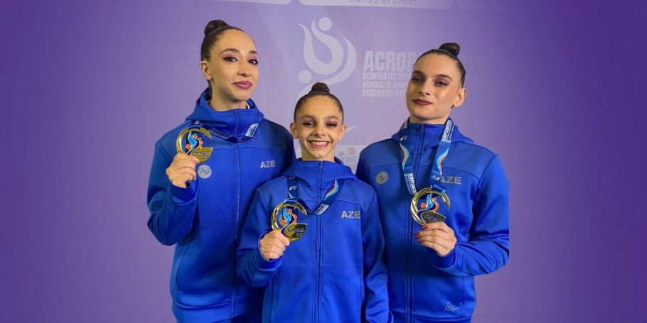 Akrobatlarımız Dünya çempionatını iki medalla başa vurublar
