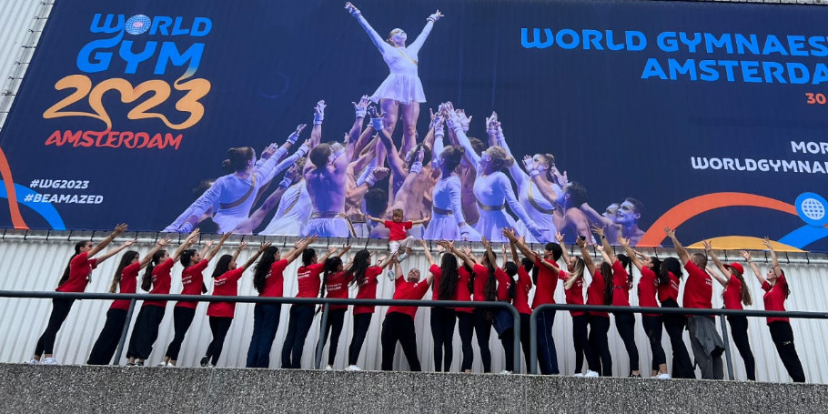 Азербайджанские гимнасты приняли участие во Всемирной Гимнастраде