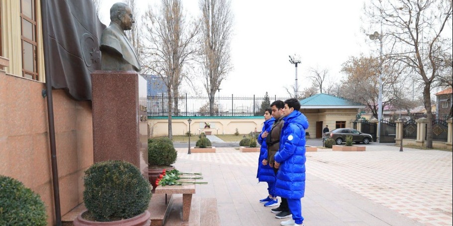 Azerbaijani Gymnasts honored the Memory of National Leader Heydar Aliyev in Tashkent, Uzbekistan 