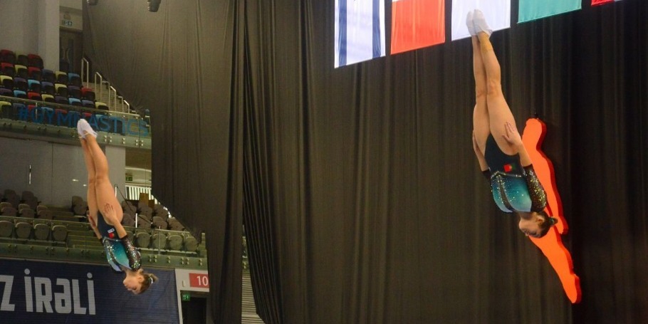 Batut Gimnastikası və Tamblinq üzrə 35-ci Dünya Çempionatının ikinci günü start götürüb 