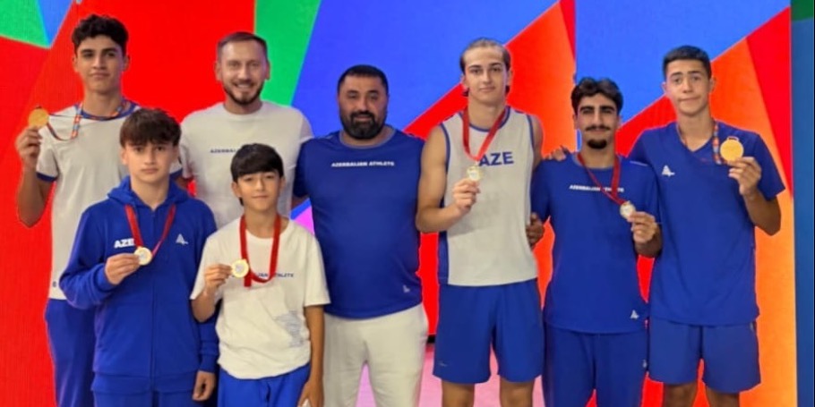 Batutçularımız İtaliyadan 6 medalla qayıdıblar