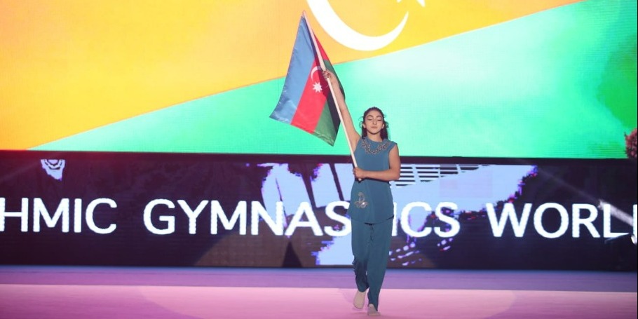 Opening ceremony of the Rhythmic Gymnastics World Cup held