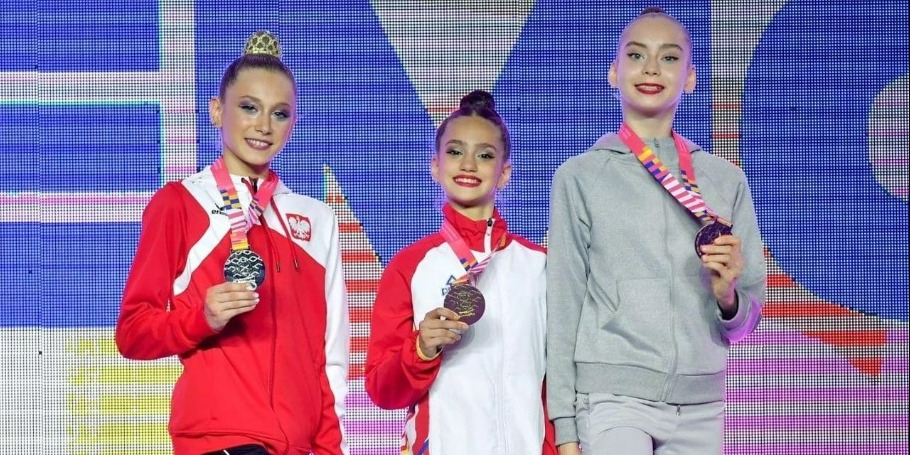 Our Rhythmic gymnast wins the Bronze medal at the European Championships