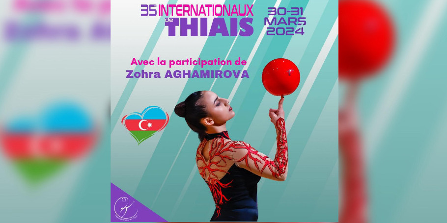 Our Rhythmic Gymnast featured on Grand Prix poster