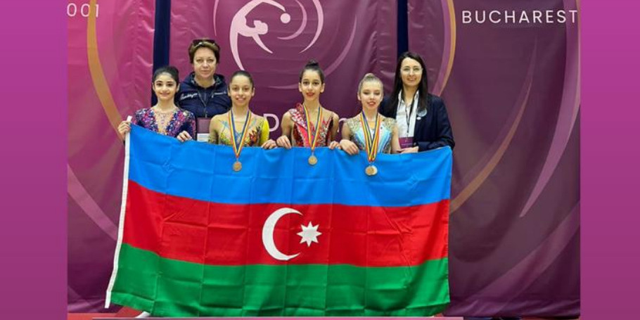 Bədii gimnastlarımız beynəlxalq turnirdə beş medal qazanıblar