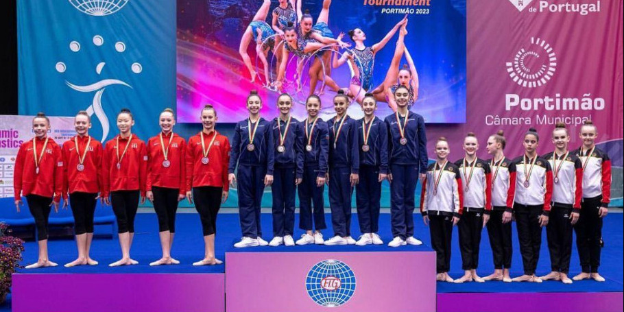 This time, our junior Rhythmic gymnasts stood out