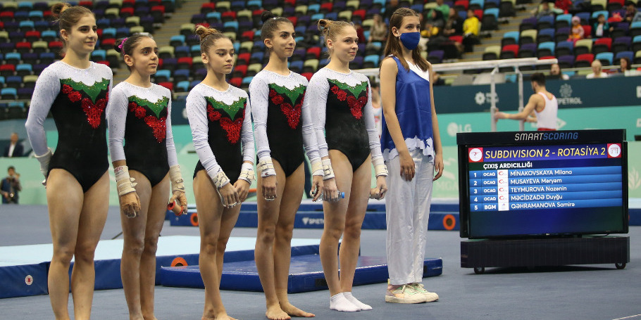 This time, Artistic gymnasts are in the spotlight