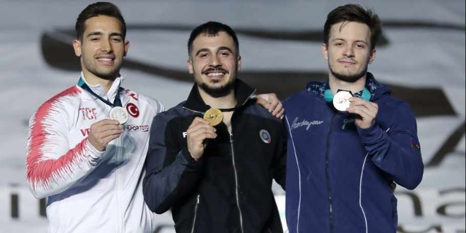 Gimnastımız Dünya kubokunun bürünc medalına sahib çıxıb 