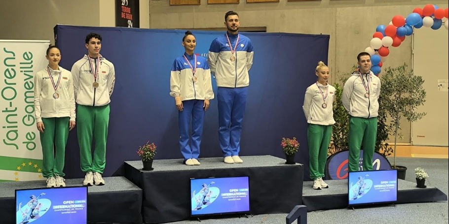 Gimnastlarımız Fransadan medallarla qayıtdılar