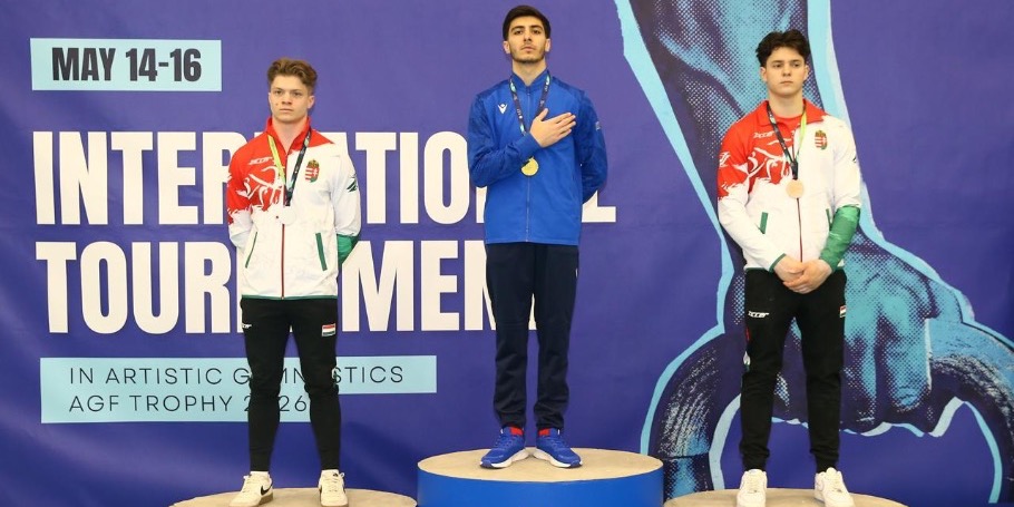 Gimnastlarımız turniri 16 medalla başa vurdular