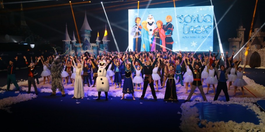 “Milli Gimnastika Arenasi” (National Gymnastics Arena) hosts a New Year’s show named “Frozen Heart”