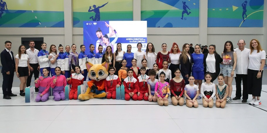 В городе Нефтчала впервые прошли соревнования по одному из видов гимнастики
