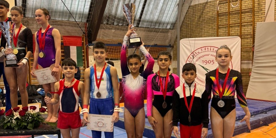 Novi Sadda gimnastlarımızdan parlaq uğur