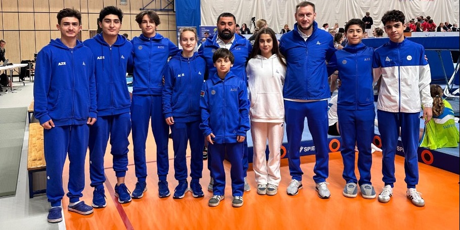 Gimnastlarımız Çexiyadan 6 medal ilə döndü