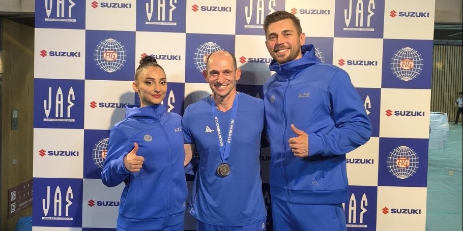 Qarışıq cütlüyümüzdən gümüş medal