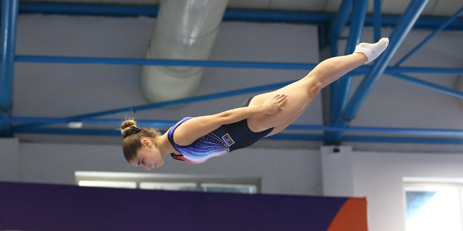 Şəkidə batut gimnastikası üzrə ölkə birinciliyi keçirilib