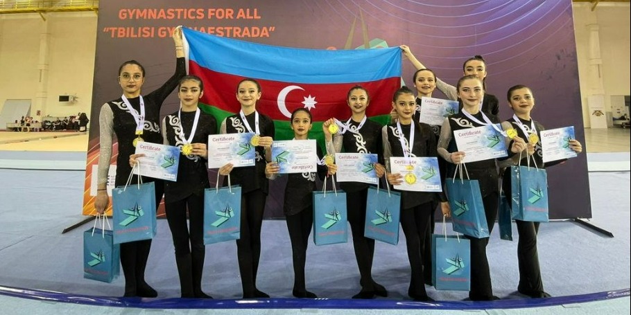 Brilliant performance at the Tbilisi Gymnastrada