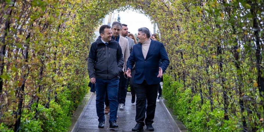 Delegation from the Ministry of Youth and Sports of the Republic of Türkiye Visits the National Gymnastics Arena