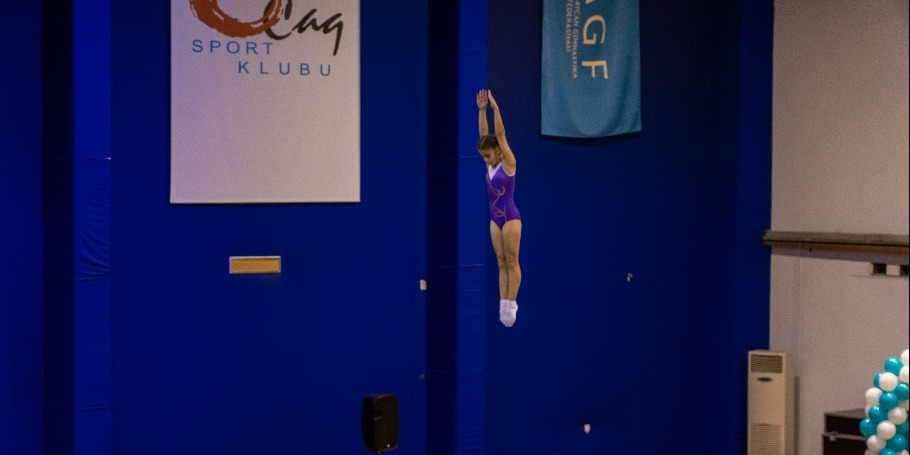 The 6th Baku Championship in Trampoline Gymnastics among Age Categories takes place at Baku Olympic Sport Complex