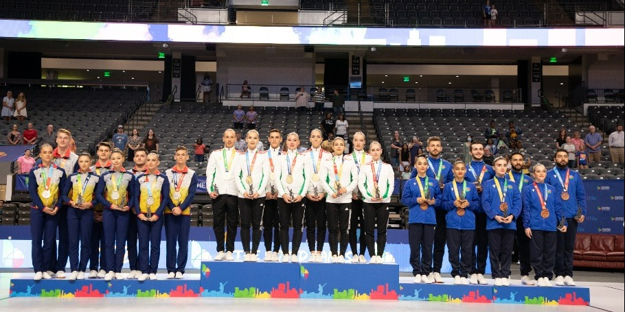 Наши гимнасты завоевали первую медаль для Азербайджана на XI Всемирных играх