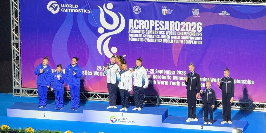 Yeniyetmə akrobatlarımız Dünya yarışında iki medal qazanıblar