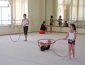 GYMNASTS FROM DERBENT – ARE TAKING PART IN THE TRAINING CAMP IN BAKU