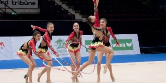 JUNIOR GROUP TEAM – IS THE 4TH IN THE ALL-AROUND 