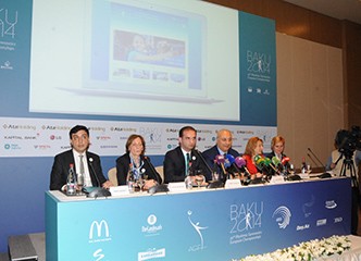 THE PRESENTATION OF THE OFFICIAL WEBSITE AND PROMO-VIDEO OF THE EUROPEAN RHYTHMIC GYMNASTICS CHAMPIONSHIP HELD IN BAKU