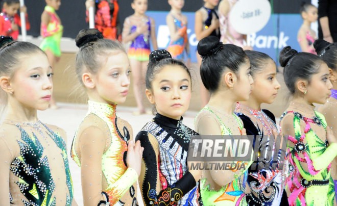 В Баку проходят соревнования по художественной гимнастике
