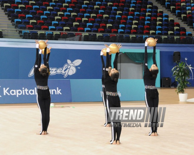 В Баку завершились двухдневные соревнования по художественной гимнастике
