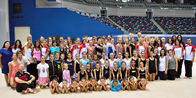 Foreign athletes join the Azerbaijani Rhythmic Gymnasts’ dress rehearsal