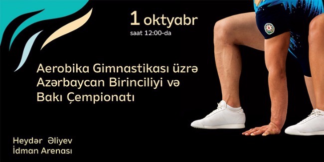 Milli yarışlar mövsümünə Aerobika Gimnastikası üzrə yarışlarla start verilir