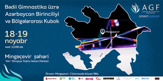Mingachevir City hosts the Open Azerbaijan Championship and Interregional Cup among age categories in Rhythmic Gymnastics