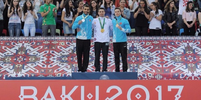 İdman gimnastlarımızın İslamiadada parlaq zəfəri: 5 qızıl, 5 gümüş və 2 bürünc medal