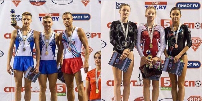 Our trampoline gymnasts completed the Open Slavic Games with medals