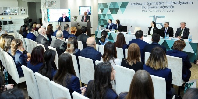 Состоялось VIII Общее Собрание Федерации гимнастики Азербайджана