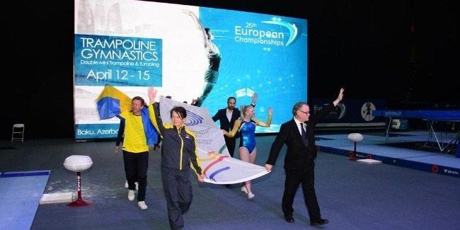 Baku hosts closing ceremony of 26th European Trampoline Championships